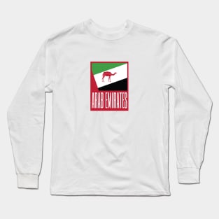 The United Arab Emirates Country Symbols Long Sleeve T-Shirt